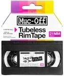 Muc Off Tubeless Felgenband, 21 mm - Druckempfindliches Felgenband f&uuml;r Schlauchlose