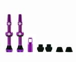 Muc-Off Lila Presta Tubeless Ventile, 44 mm - Hochwertige Anti-Leck Fahrradventile