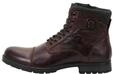 JACK & JONES Herren Jfwalbany Leather Brown Stone Biker Boots, Brown Stone, 45 EU