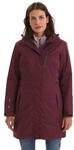 Killtec Damen Alisi Funktionsparka Mit Abzippbarer Kapuze, Pflaume, 46 EU
