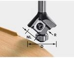 Festool Abrundfr&auml;ser-Wendeplatten S8 HW R3 D28 KL12,7 MFK