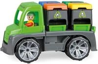 Lena 04453 - Truxx Recycling Truck M&uuml;llwagen, M&uuml;llfahrzeug ca. 26 cm, robuster