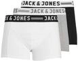 JACK & JONES Herren Sense Trunks 3-pack Boxershorts,Light Grey Melange,XL