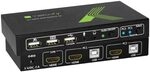 Techly Kvm-USB/Hdmi Switch 2 Ports Black