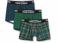 Urban Classics Herren Boxer Shorts 3-Pack Boxershorts, dgrn