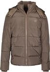 Urban Classics Herren Hooded Puffer Jacket Jacke, Darkolive, L