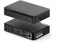 ALOGIC Uni HD PRO Dockingstation USBC/USBA, schwarz, professional, DUTHDPR