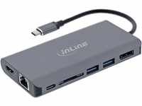 InLine® 7-in-1 USB Typ-C Dockingstation, HDMI, DisplayPort, USB 3.2,...