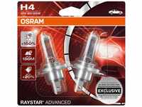 Osram 64193PR1-02B GLL H4 RAYSTAR ADVANCED +150% 2er diese Scheinwerferlampen