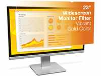 3M Sichtschutzfilter, gerahmt Gold 23" Widescreen Monitor (16:9 Aspect Ratio)