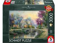 Schmidt Spiele Puzzle 57463 - Thomas Kinkade, Abendstimmung, 3000 Teile