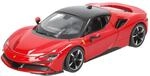 Bburago 18-26028 Ferrari R & P - SF90 Stradale - Ma&szlig;stab 1:24 - Farbe Rot -