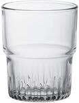 Duralex 1014AB06A0111 Empilable Trinkglas, Wasserglas, Saftglas, 200ml, Glas,