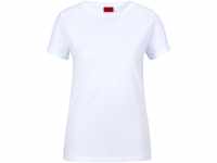 HUGO Herren The Plain Tee T_Shirt, White100, S EU