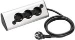 WMF Ambient Steckdosenleiste K&uuml;che, Multi-Stecker Pro, 3er Steckdose mit 2 USB,