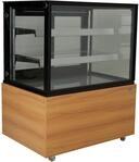 Saro Kuchenvitrine mit Holzdekor, 300 Liter Modell MAXIME