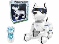 Lexibook - Power Puppy Programmierbarer Roboter-Hund mit Fernbedienung, Tanz,...