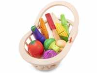 New Classic Toys 10589 Cutting Meal-Vegetable Basket