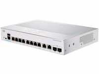 Cisco Business CBS350-8T-E-2G Managed Switch | 8 GE-Ports | Ext. Netzteil | 2 x