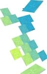 Nanoleaf Canvas Starter Kit, 17 LED RGBW Smarte Lichtquadrate - Modulare WLAN LED