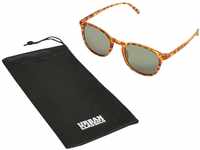 Urban Classics Unisex Sunglasses Arthur UC Sonnenbrille, Brown Leo/Green, one...