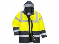 Portwest Warnschutz Kontrast Traffic-Jacke, Größe: XXXL, Farbe: Gelb,...
