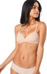 Skiny Damen Micro Essentials 085321 B&uuml;gelloser BH, Beige, 70B EU