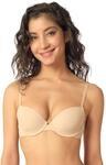 Skiny Damen Micro Essentials 085659 T-Shirt BH, Beige, 75A EU