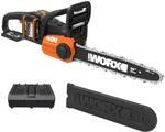 WORX WG384E Akku Kettens&auml;ge 40V - 35cm Schwertl&auml;nge - leistungsstarke b&uuml;rstenloser