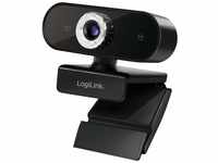 LogiLink UA0371 - Pro Full-HD-USB-Webcam mit Mikrofon für gestochen scharfe