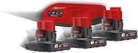 Milwaukee Packung mit 3 Batterien NRJ 6.0Ah M12 - Ladeger&auml;t 4933459208