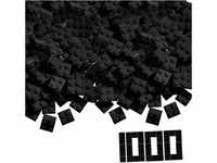 Simba 104114120 - Blox, 1000 schwarze Bausteine für Kinder ab 3 Jahren, 4er...