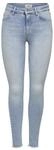 ONLY Female Skinny Jeans ONLBLUSH Mittlere Taille Skinny Fit Kn&ouml;chellang Jeans