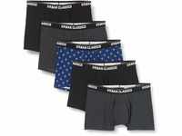 Urban Classics Herren Boxer Shorts 5-Pack Boxershorts, Anchor...
