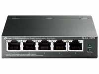 TP-Link TL-SG105PE 5-Port Gigabit Managed LAN PoE Switch mit 4 PoE+ Ports (65...