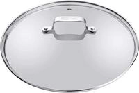 Jamie Oliver by Tefal Topfdeckel 24 cm, Glasdeckel mit Edelstahlrand,