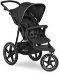 hauck Runner 2, Schwarz - Robuster Dreirad Buggy mit XL Luftr&auml;dern, Federung, UV