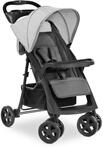 hauck Shopper Neo II, Grey - Kinderbuggy mit Liegeposition ab Geburt bis 22 kg, 2x