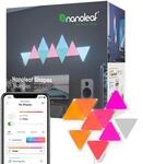 Nanoleaf Shapes Triangle Starter Kit, 9 Smarten Dreieckigen LED Panels RGBW -