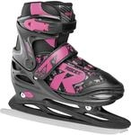 Roces Kinder Verstellbarer Schlittschuh Jokey Ice 2.0 Girl, Black-Fuchsia, 30-33,