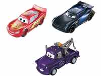 Disney Pixar Cars GPB03 - Farbwechsel Fahrzeuge 3er-Pack mit Lightning McQueen,...