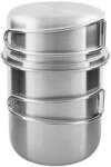 Tatonka Handle Mug 600 ml Set &ndash; Becherset aus rostfreiem Edelstahl bestehend aus