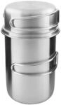 Tatonka Handle Mug 850 ml Set &ndash; Becherset aus rostfreiem Edelstahl bestehend aus
