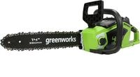 Greenworks GD40CS15 Akku Kettens&auml;ge mit b&uuml;rstenlosem Motor, 14-Zoll (35 cm)
