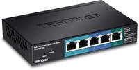 TRENDnet, TPE-P521ES, 5-Port EdgeSmart Gigabit PoE+ Switch mit PoE-Passthrough,...