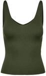 JDY Damen JDYNANNA S/L TOP KNT NOOS Tr&auml;gershirt/Cami Shirt, Kalamata, XL