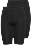 ONLY Female Bikershorts Onllive 2-Pack Slim Fit Bikershorts