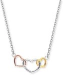 Engelsrufer Damen-Halskette mit Herz Anh&auml;ngern, aus 925er Sterling Silber,