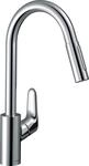 hansgrohe Focus K&uuml;chenarmatur (Wasserhahn K&uuml;che mit Schlauchbox, 150&deg;...