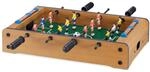 Relaxdays 10022515 Tischkicker, Kinder, Erwachsene, Holz-Optik, robust,